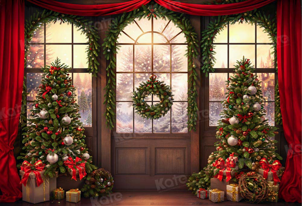 Décor rouge et vert de Fêtes de Noël